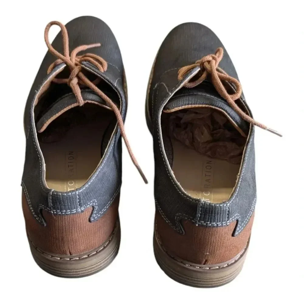 Restoration Royce Oxford Business Casual Brown Lace Mens Dress Shoes Size 8.5M